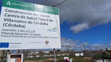 Obras del Centro de Salud de Villanueva de Córdoba