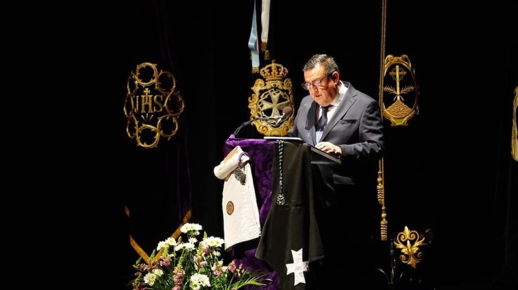 Ángel María López durante su pregón. Foto: Turismo Pozoblanco