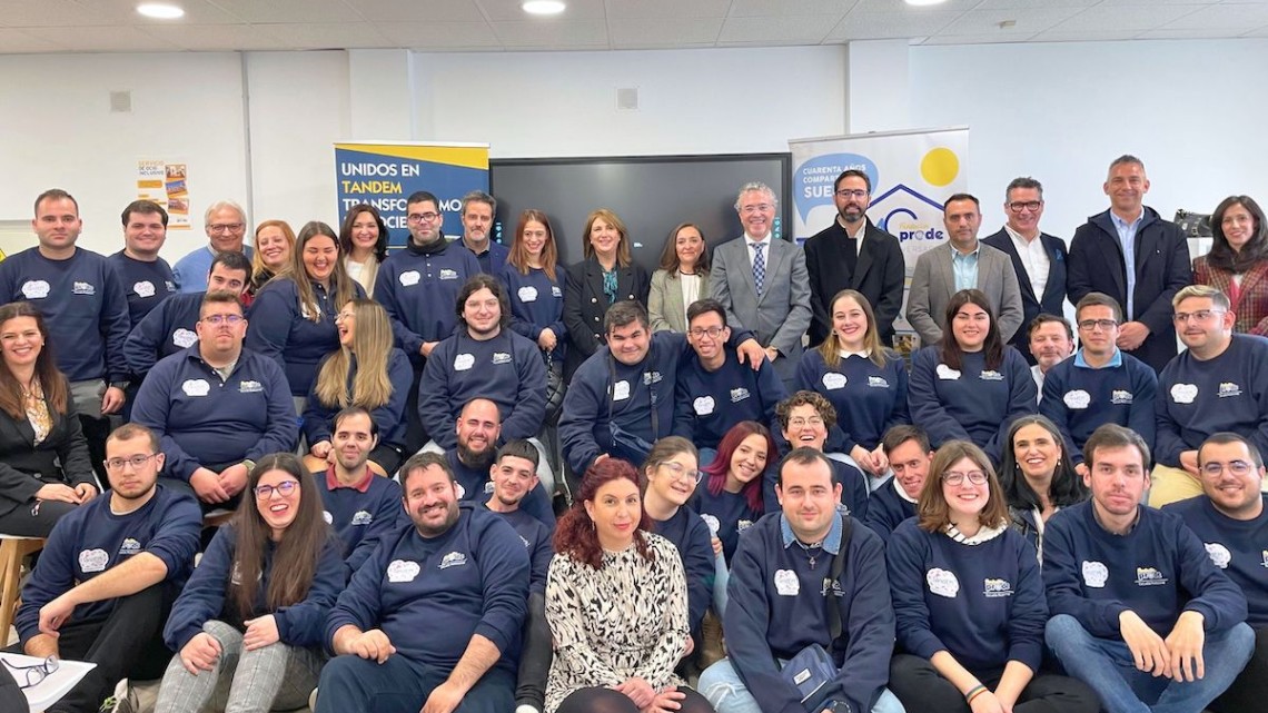 Foto de familia del Proyecto Tandem de Prode