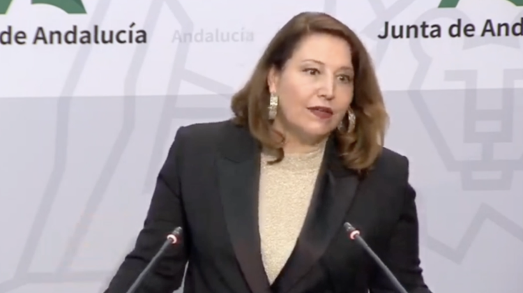 Carmen Crespo durante la rueda de prensa posterior al Consejo de Gobierno de la Junta
