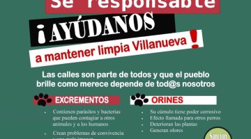 Parte del cartel informativo de la campaña