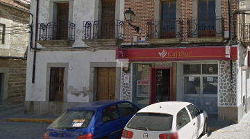Oficina de Cajasur en Pedroche. Foto: Google