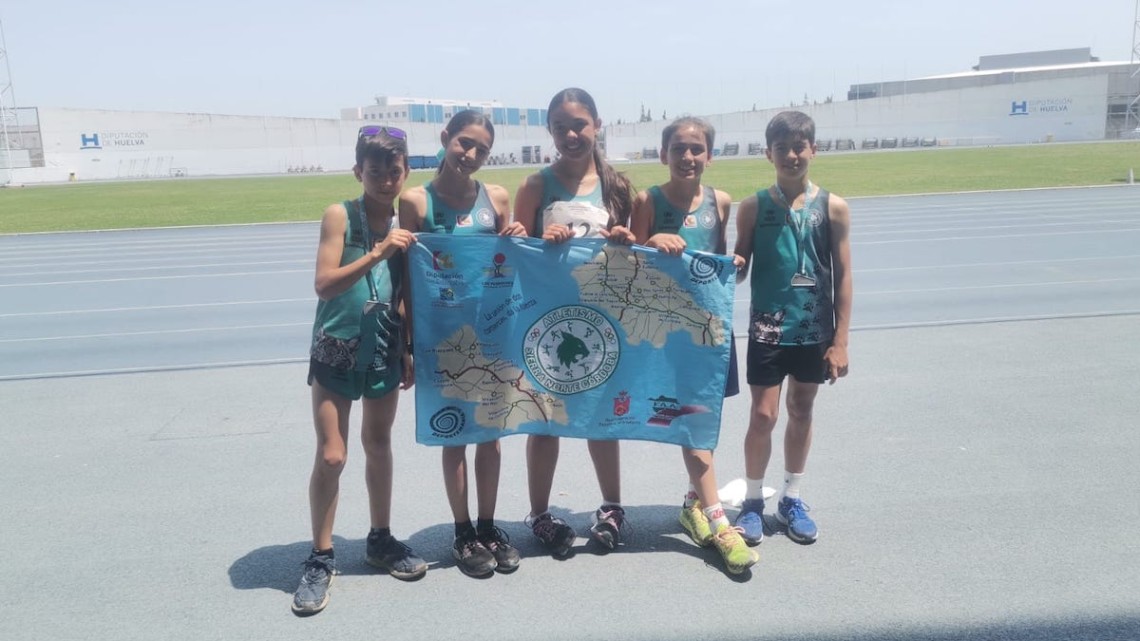 Los atletas del Sierra Norte cosecharon un excelente resultado en el Andaluz sub-14