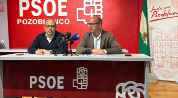 Antonio Ruiz y Rafael Villarreal durante la rueda de prensa