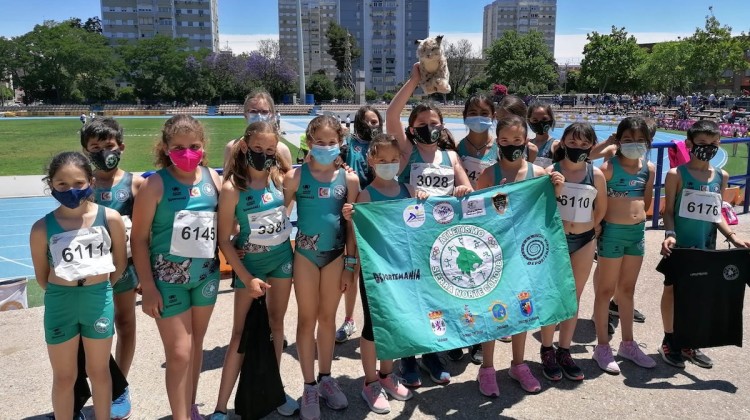 La delegación del Sierra Norte en el Campeonato de Andalucía Sub 12 Occidental