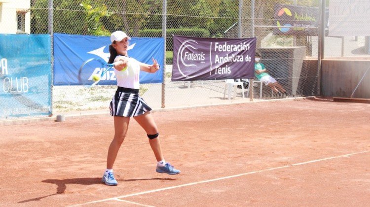 Lucía Yécora durante un partido
