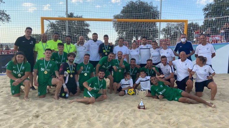 La selección cordobesa festejando el triunfo