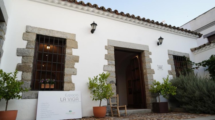 Entrada al nuevo espacio expositivo de la Casa de la Viga