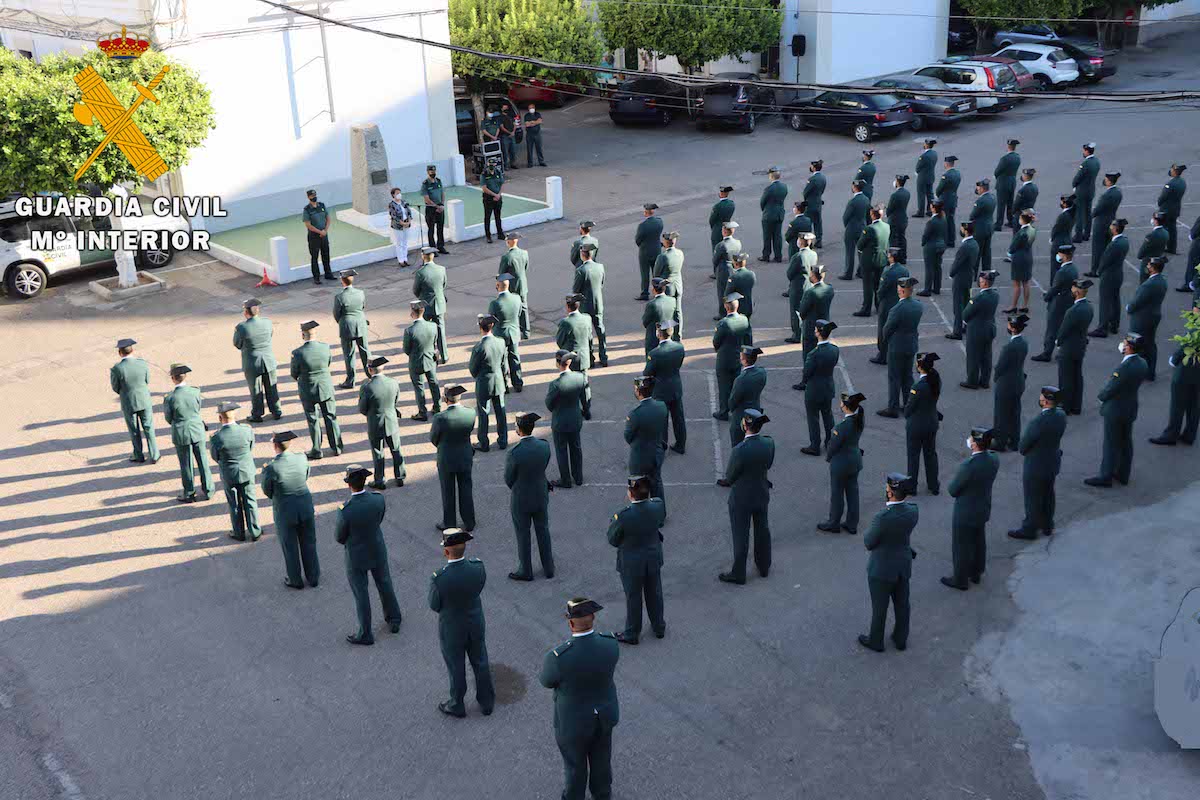 La Comandancia de Córdoba recibe a más de un centenar de guardias ...