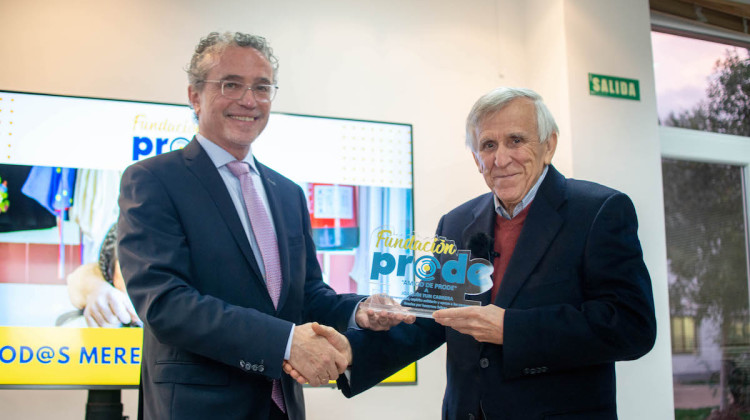 Joaquín Yun Cabrera con Blas García
