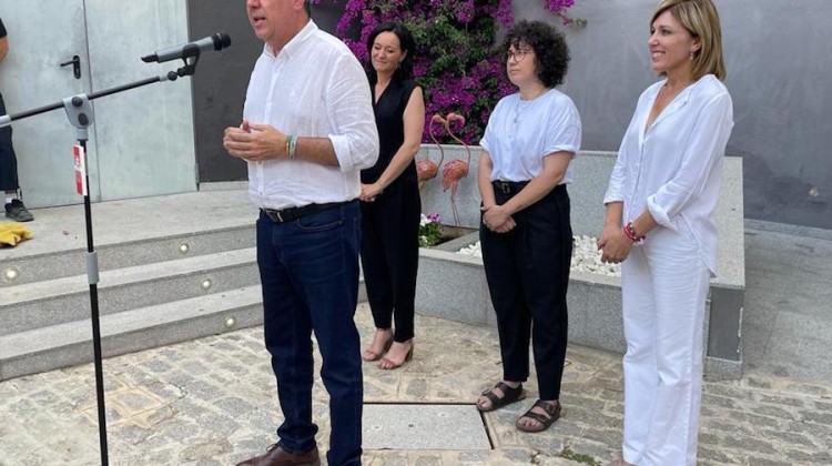 Juan Espadas en su visita a Pozoblanco