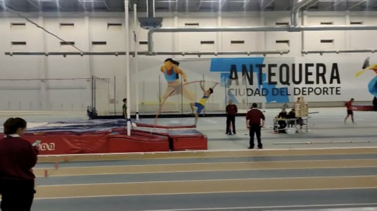 Ángel Romero durante la competición