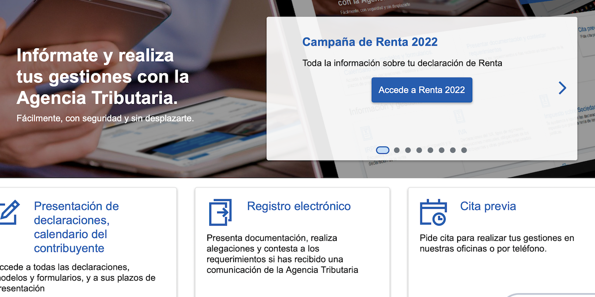 La Campaña de la Renta 2022 arranca con la presentación de las ...