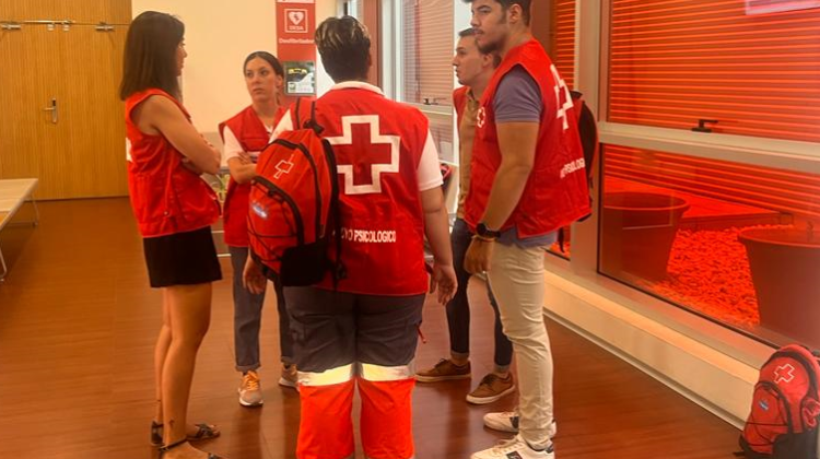 Equipo de psicólogos de la Cruz Roja