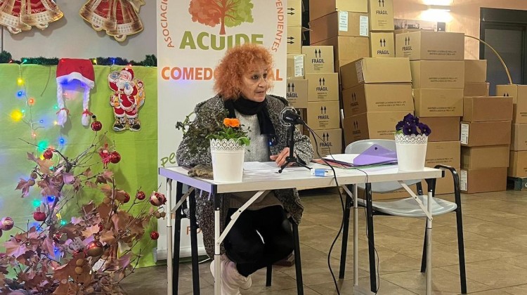 La presidenta de Acuide, Teresa Dueñas