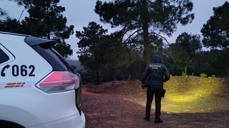 Un Guardia Civil del dispositivo de búsqueda que se activó