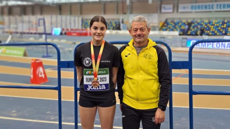 Lydia Estévez junto a Luis Sánchez