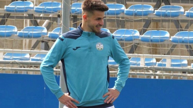 Rafa Manosalva en su etapa en el Ciudad de Lucena