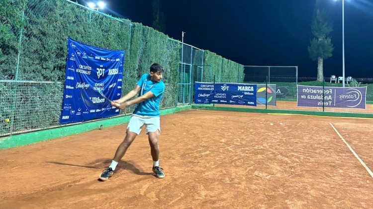 Alejandro López durante el torneo