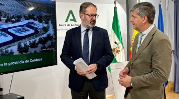Adolfo Molina junto al delegado territorial de Agricultura, Francisco Acosta