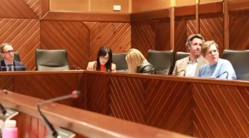Gerardo Arévalo durante un pleno