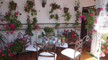 Patio en Villanueva de Córdoba. Foto: Turismo Villanueva de Córdoba
