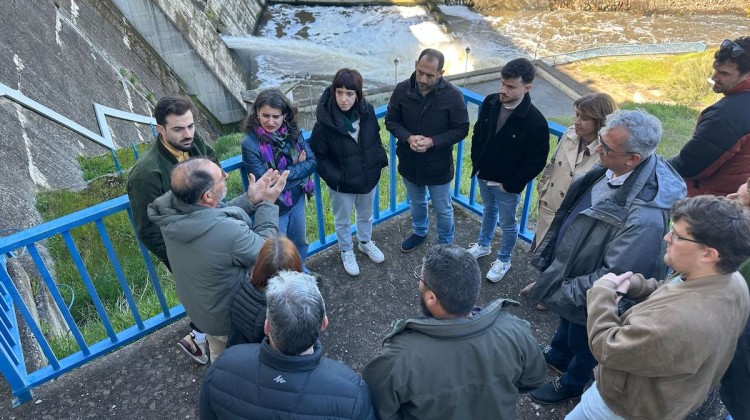 Miembros de IU en La Colada
