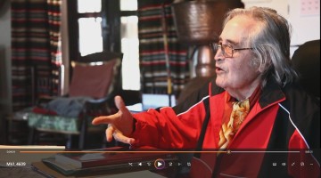 Fotograma del documental inédito. "Telúrico. Aurelio Teno Teno"