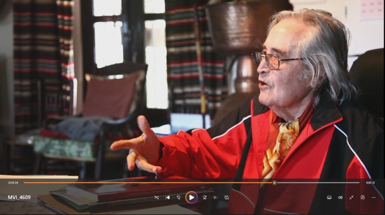 Fotograma del documental inédito. "Telúrico. Aurelio Teno Teno"