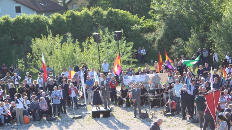 La Asociación en la ceremonia de Gusen