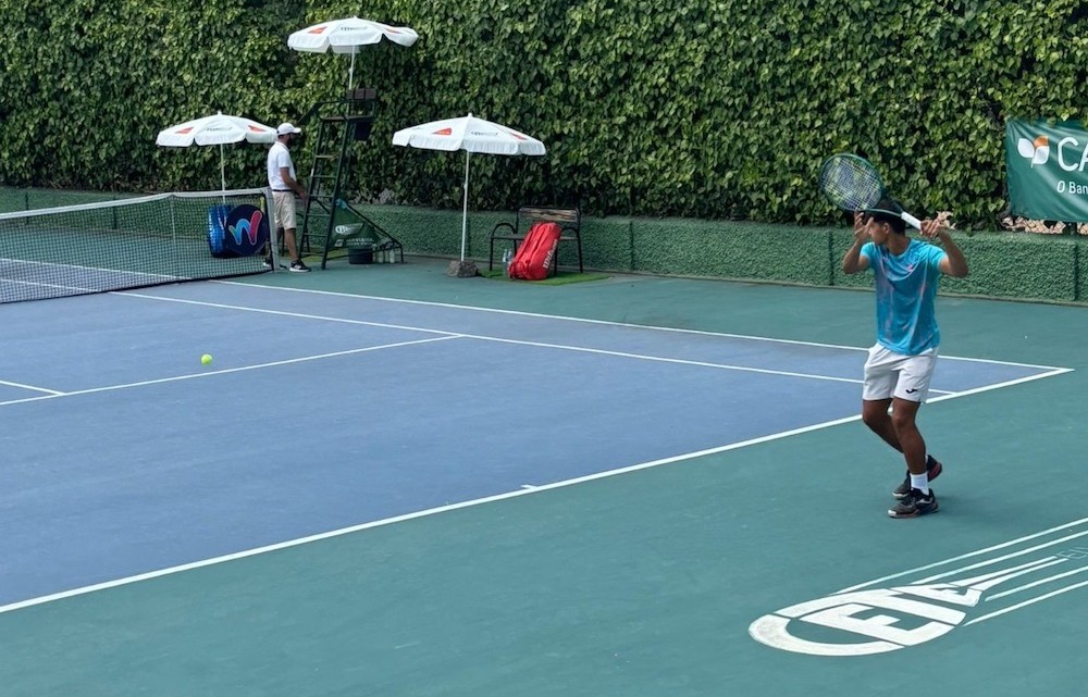Alejandro López durante el torneo en Elvas