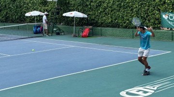 Alejandro López durante el torneo en Elvas