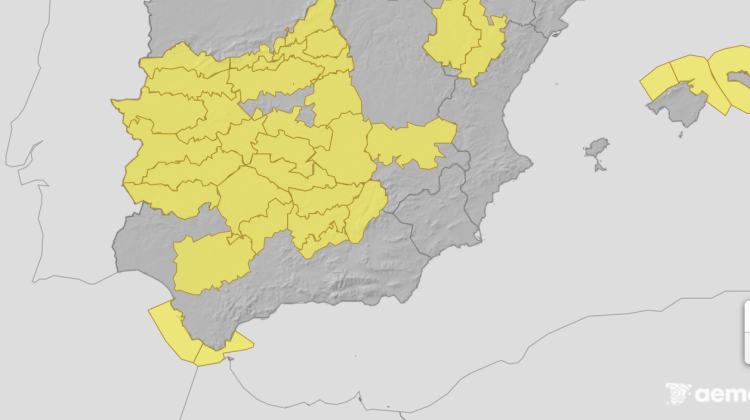 Mapa de la AEMET