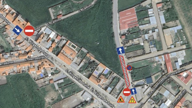 Mapas con el plan de tráfico que estará vigente desde el lunes 16 de junio hasta la finalización de las obras