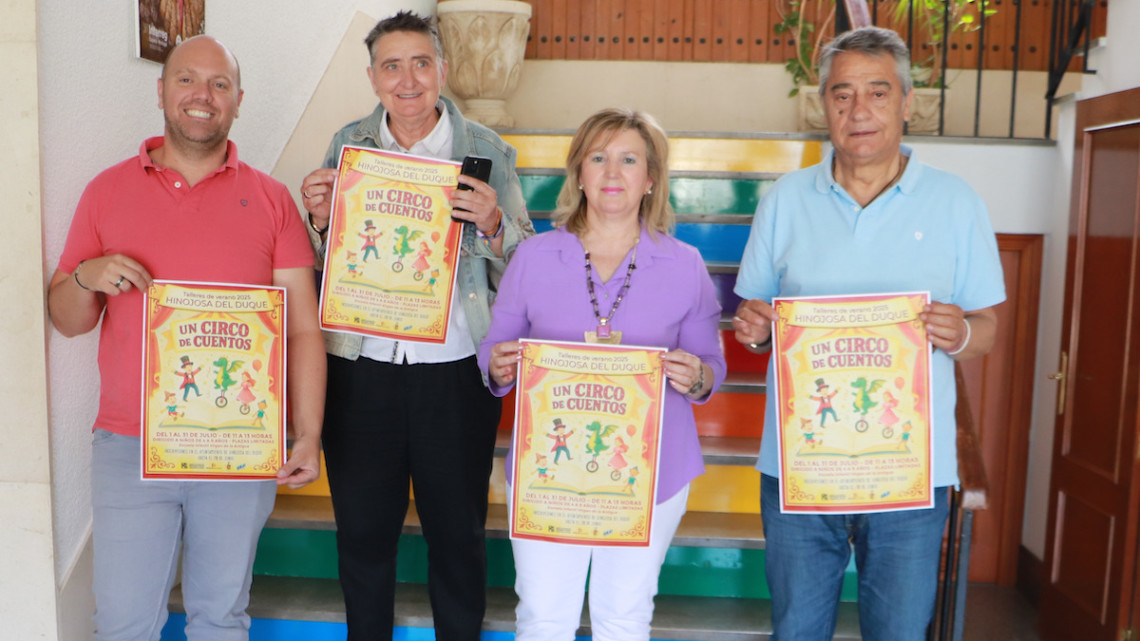 Presentación de los talleres de verano en Hinojosa del Duque