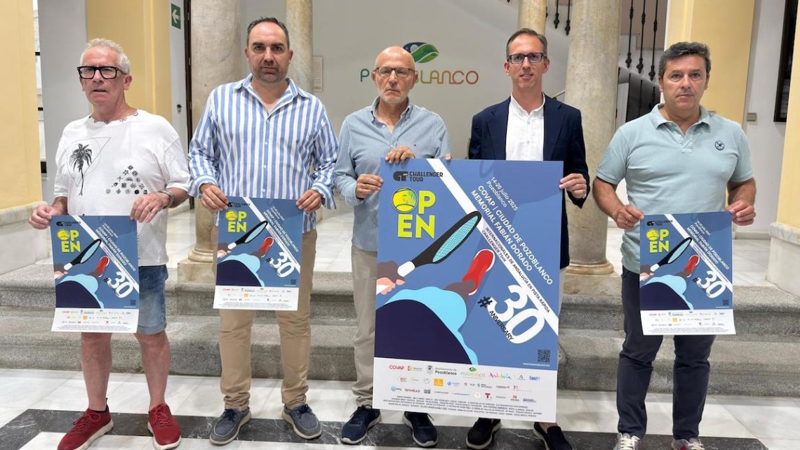 Presentación del torneo de tenis