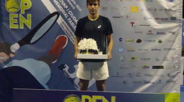 Dani Mérida se proclamó campeón del Open de Tenis Ciudad de Pozoblanco