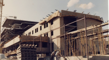 Obras iniciales del Hospital