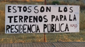 Reivindicación en los terrenos de la residencia