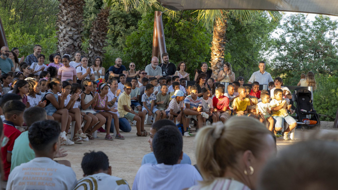Niños y niñas participantes en el programa