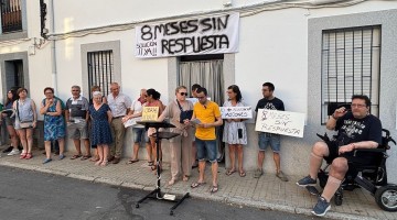 Protestas en la calle Sevilla