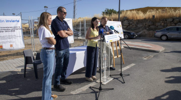 Acto de inicio de la construcción de las viviendas