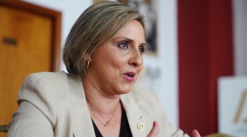 Inmaculada López, presidenta de la Agrupación de Cofradías y Hermandades de Pozoblanco