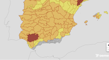 Mapa de la Agencia Estatal de Meteorología (AEMET)