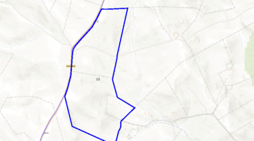 Cartografía de donde se ubicaría esta planta
