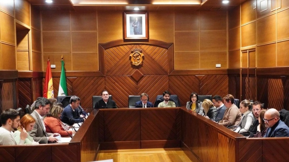 Imagen de un pleno celebrado en el Ayuntamiento de Pozoblanco