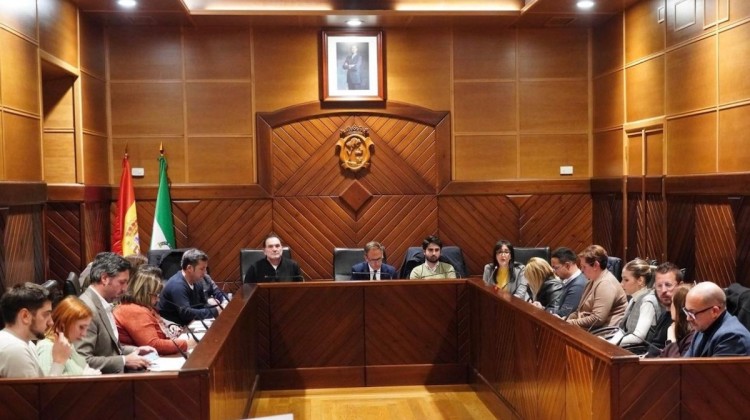 Imagen de un pleno celebrado en el Ayuntamiento de Pozoblanco