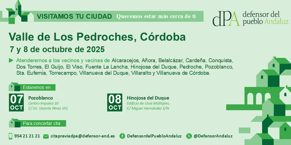 La oficina se trasladará a Hinojosa del Duque y Pozoblanco