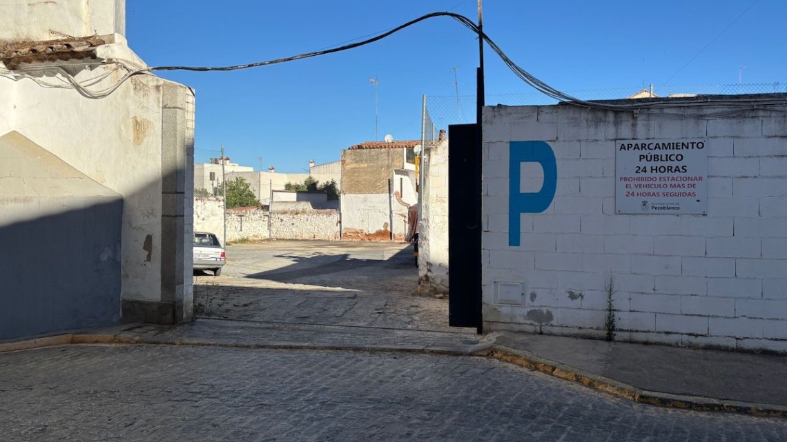 Estacionamiento de la calle José Fernández Escribano