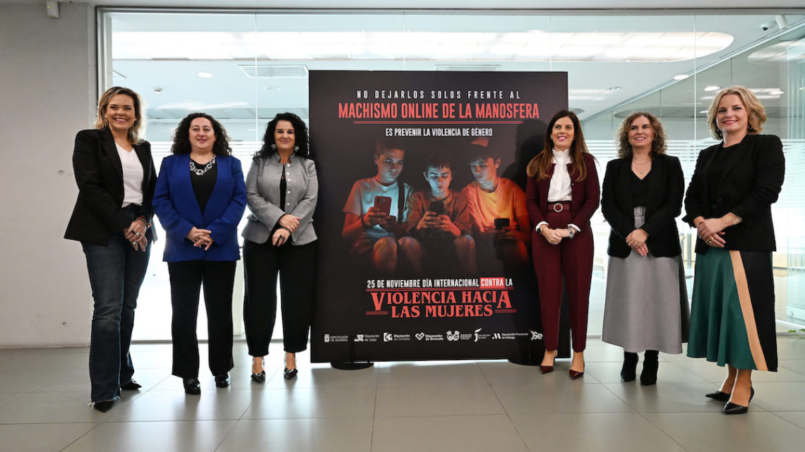 Presentación de la campaña de las diputaciones andaluzas para el 25N